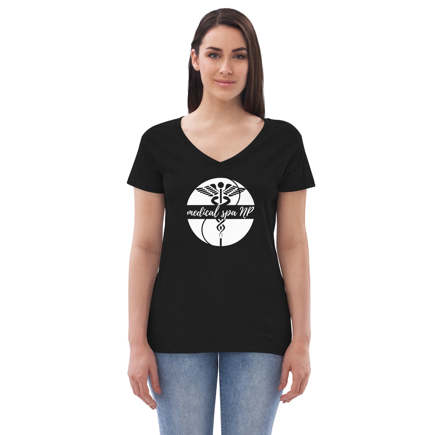 Women’s recycled v-neck t-shirt