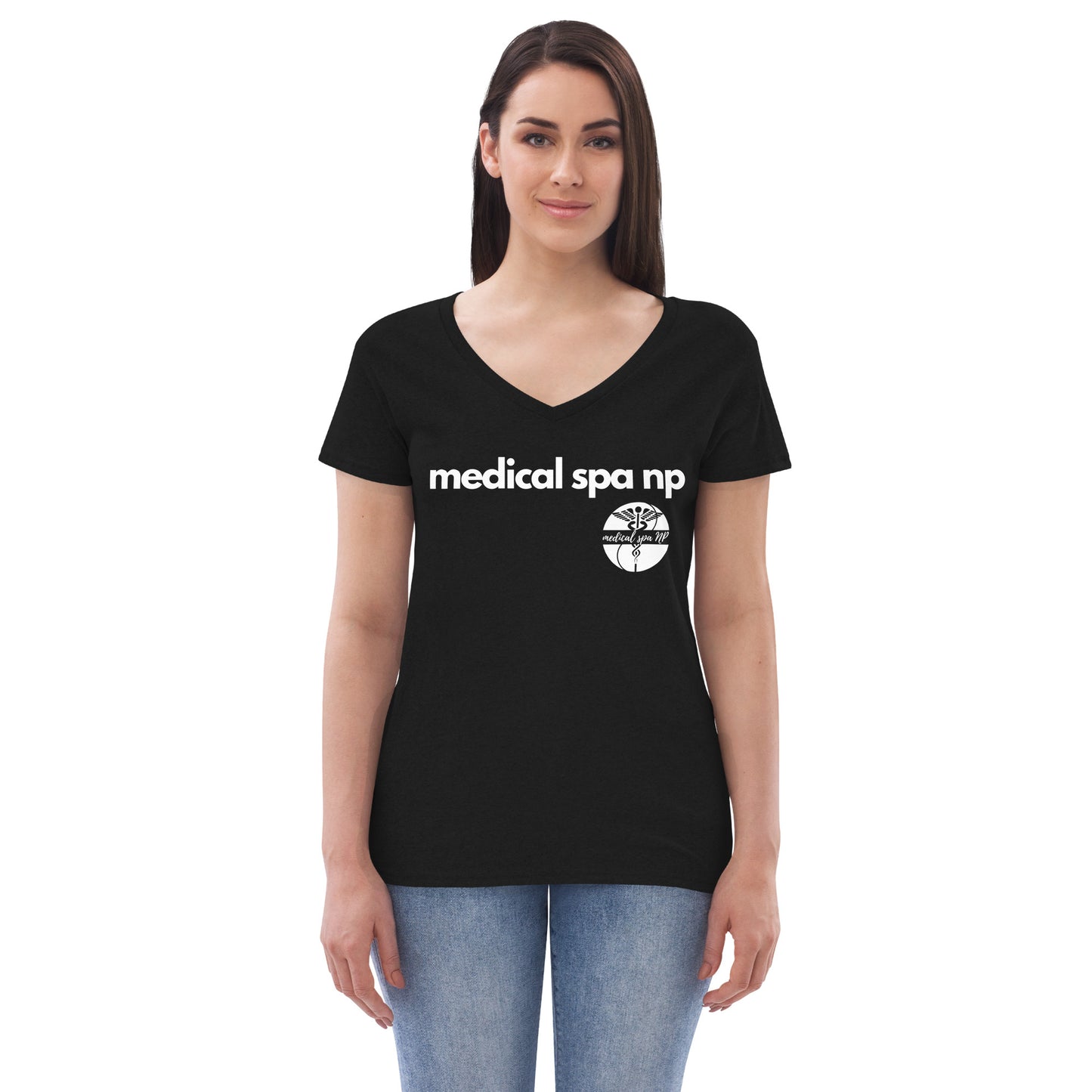 Women’s recycled v-neck t-shirt