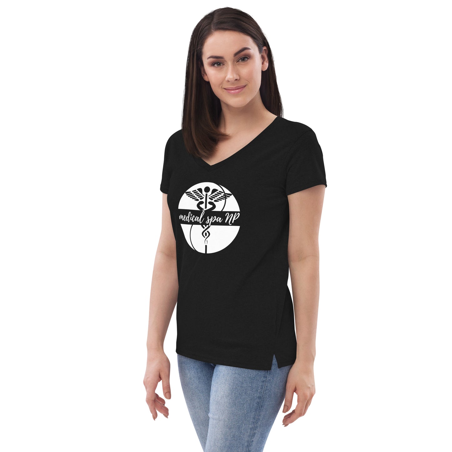 Women’s recycled v-neck t-shirt