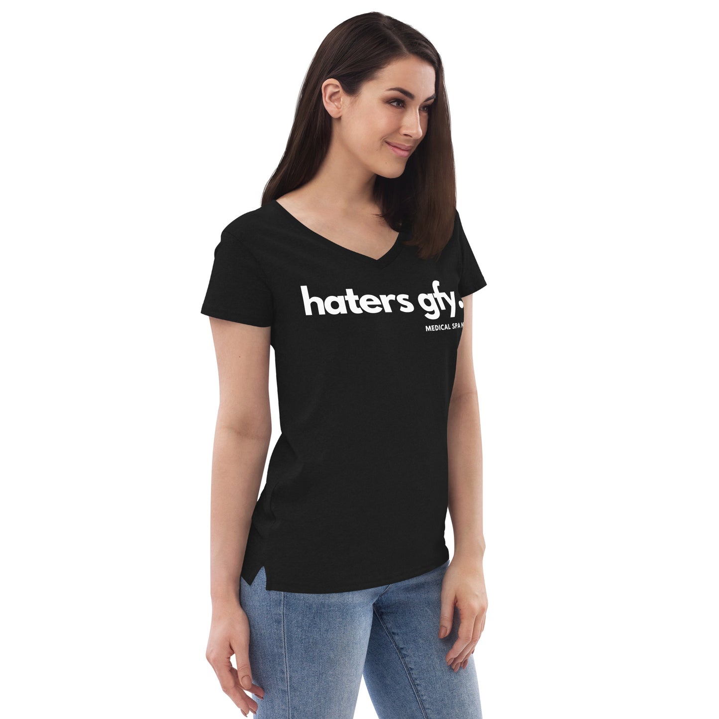 Women’s recycled v-neck t-shirt