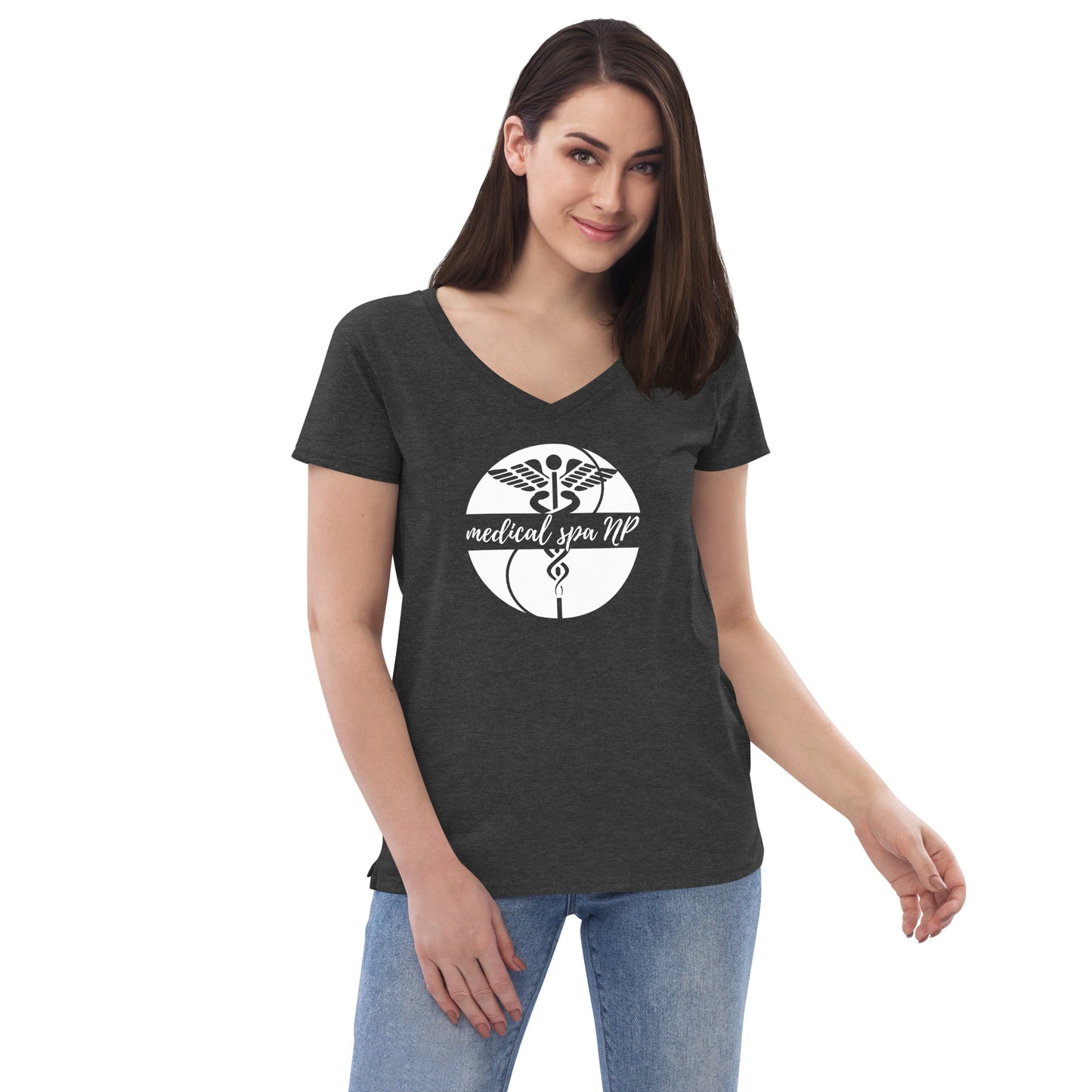 Women’s recycled v-neck t-shirt