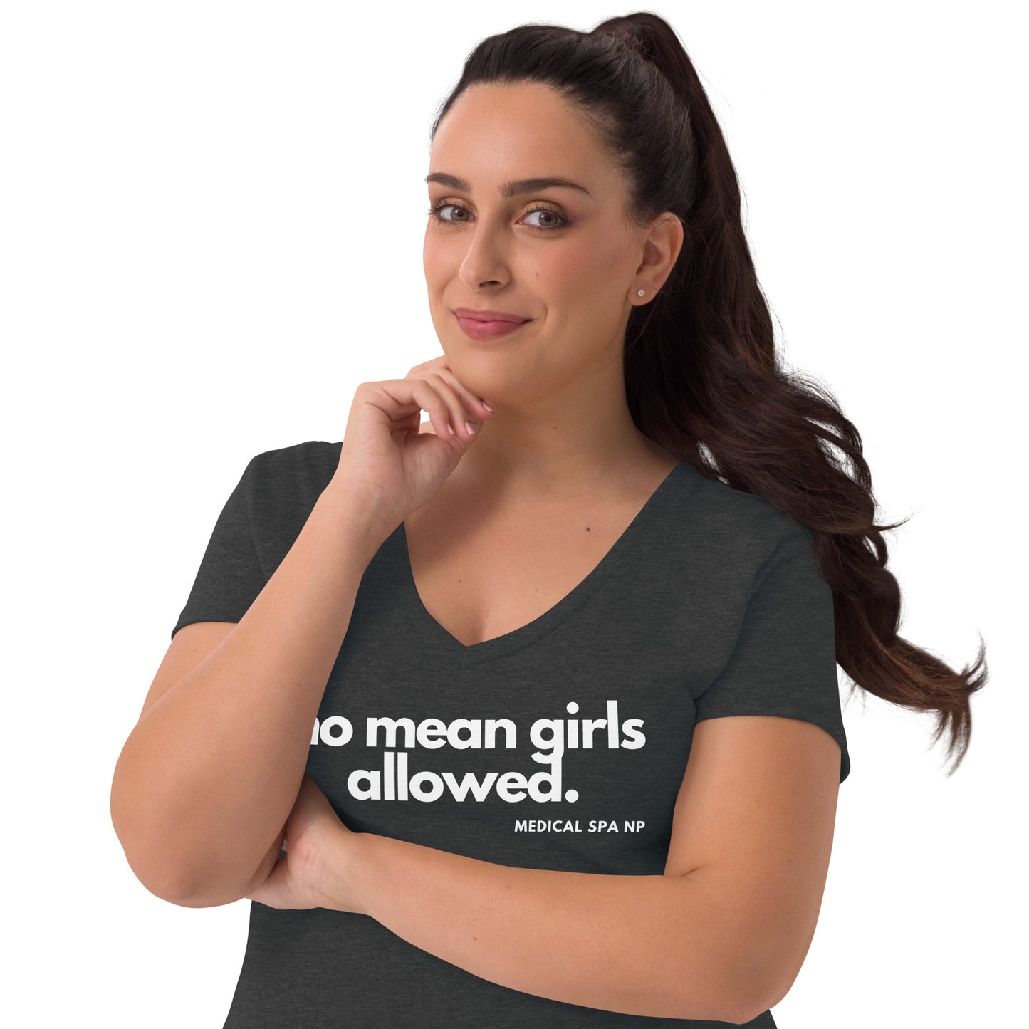 Women’s recycled v-neck t-shirt