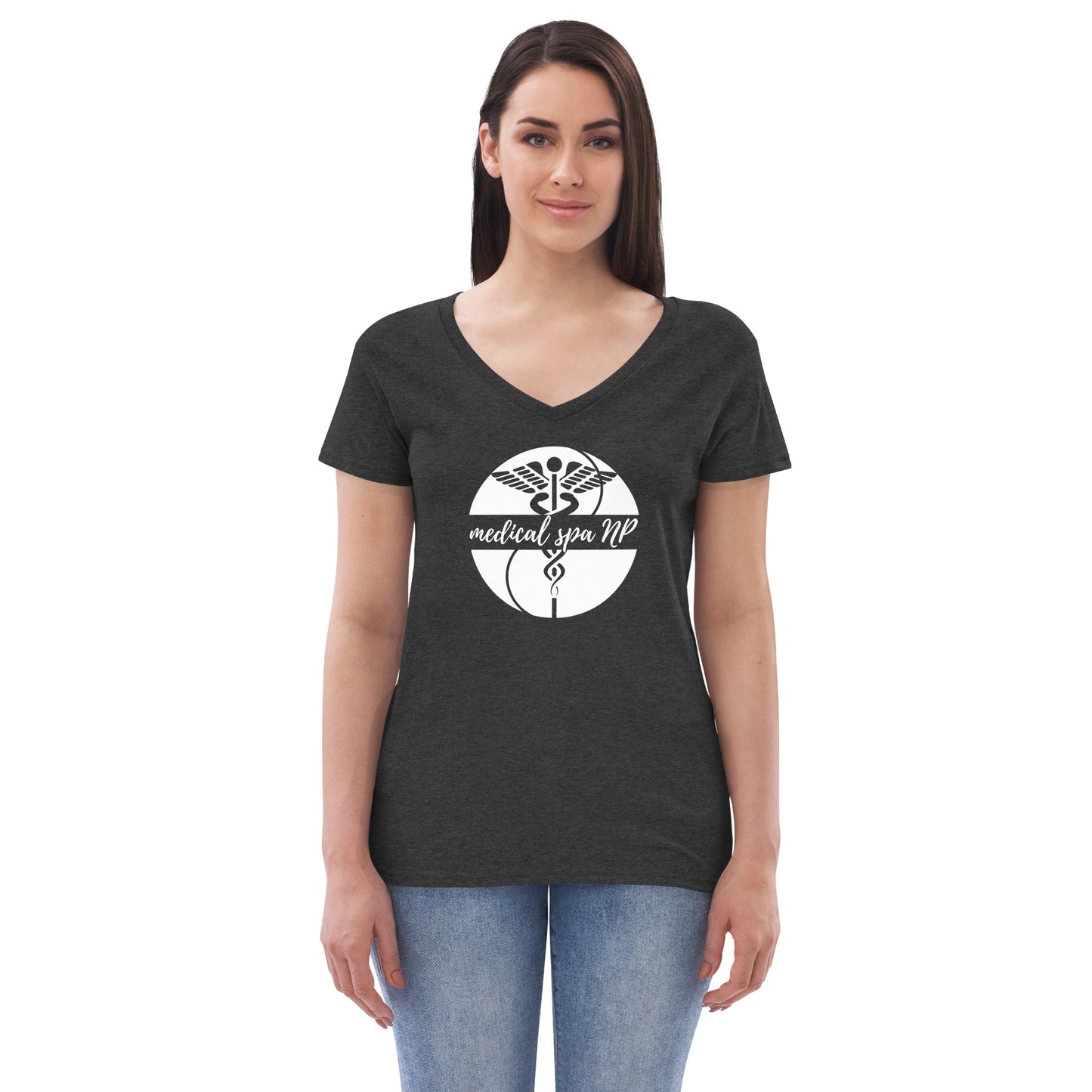 Women’s recycled v-neck t-shirt
