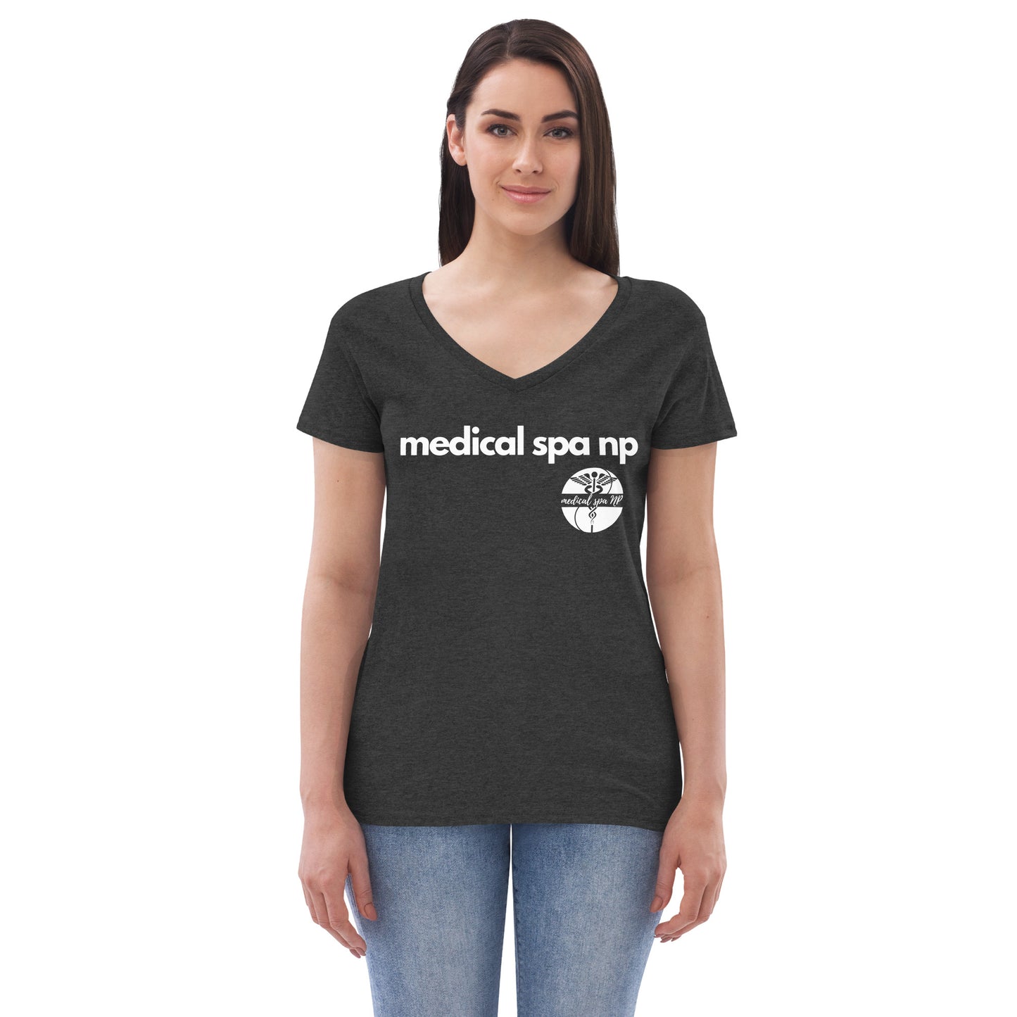 Women’s recycled v-neck t-shirt