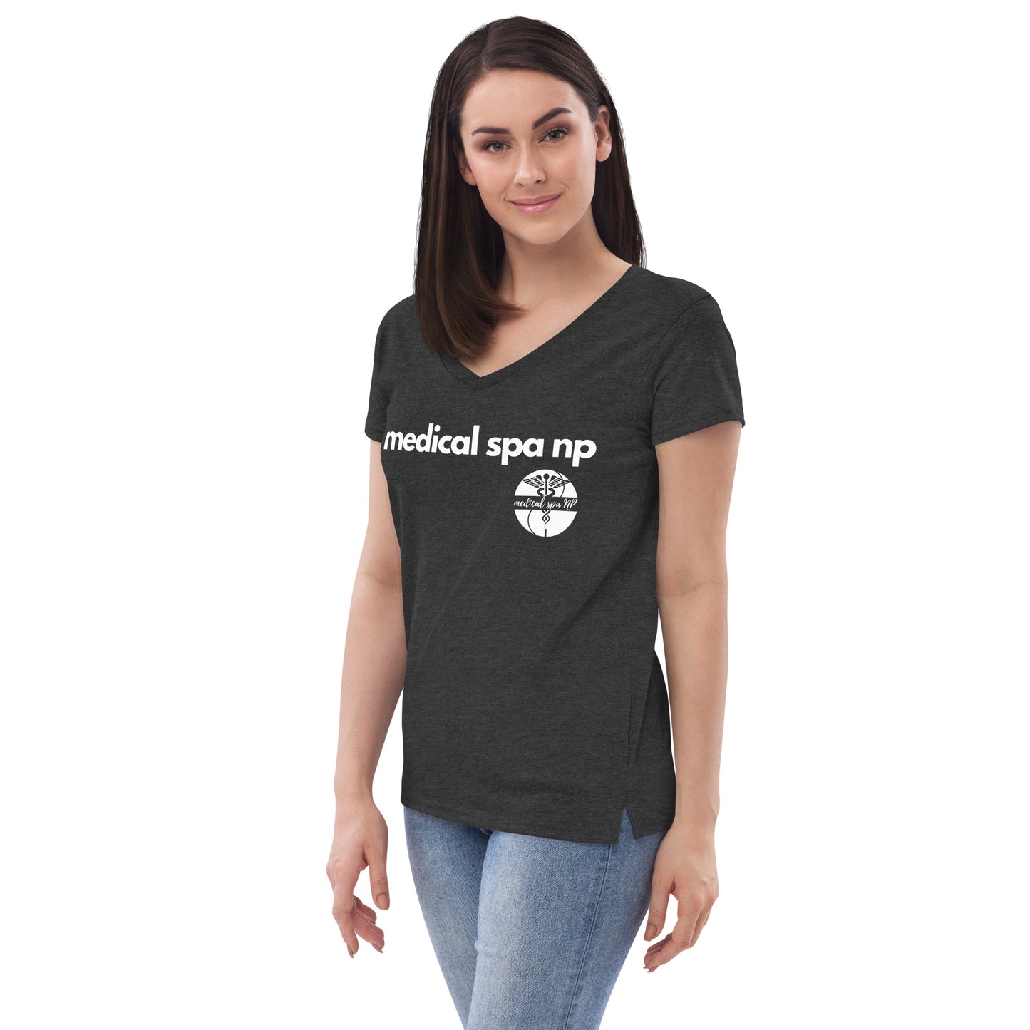 Women’s recycled v-neck t-shirt