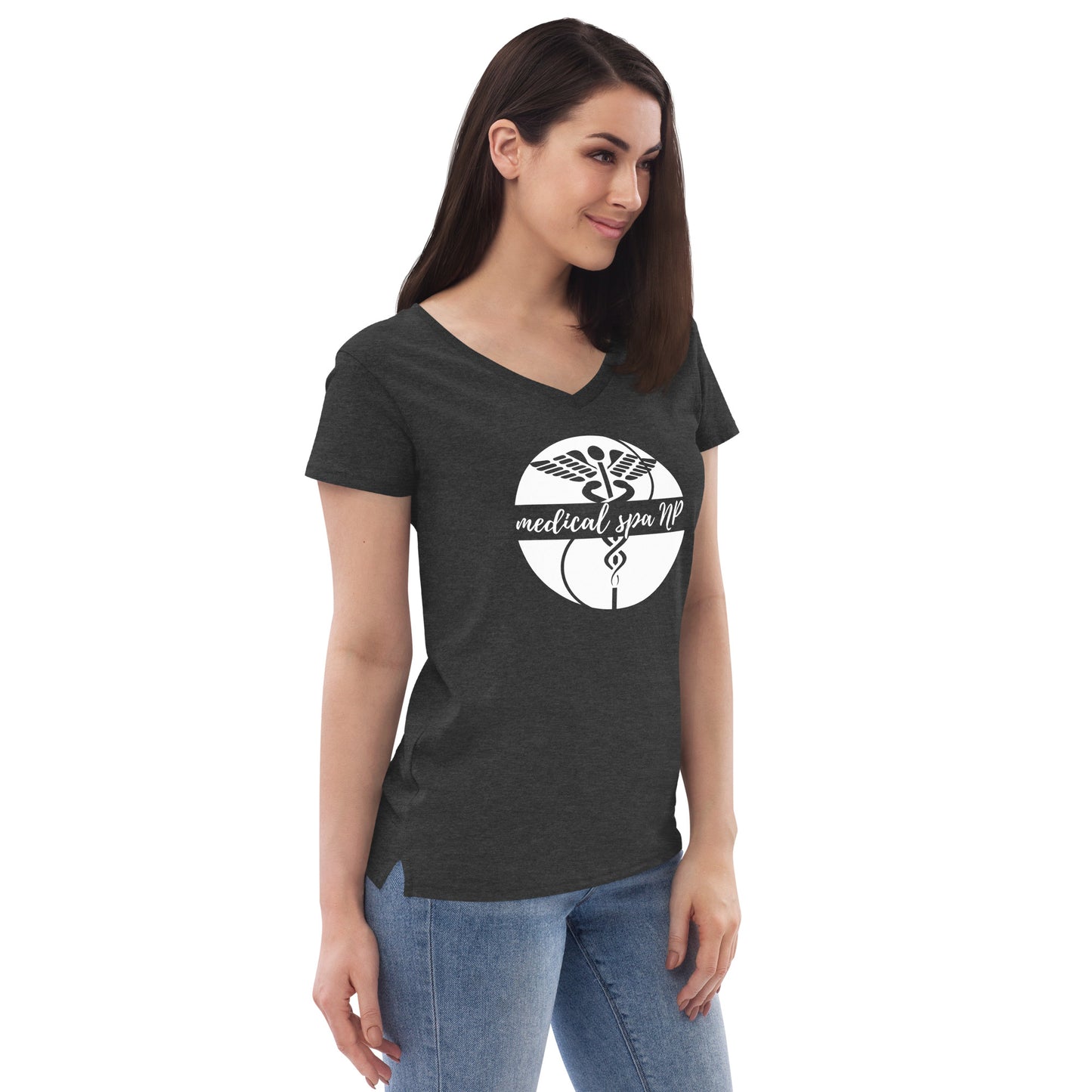 Women’s recycled v-neck t-shirt