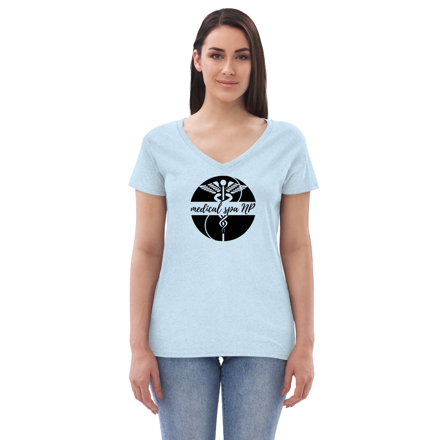 Women’s recycled v-neck t-shirt