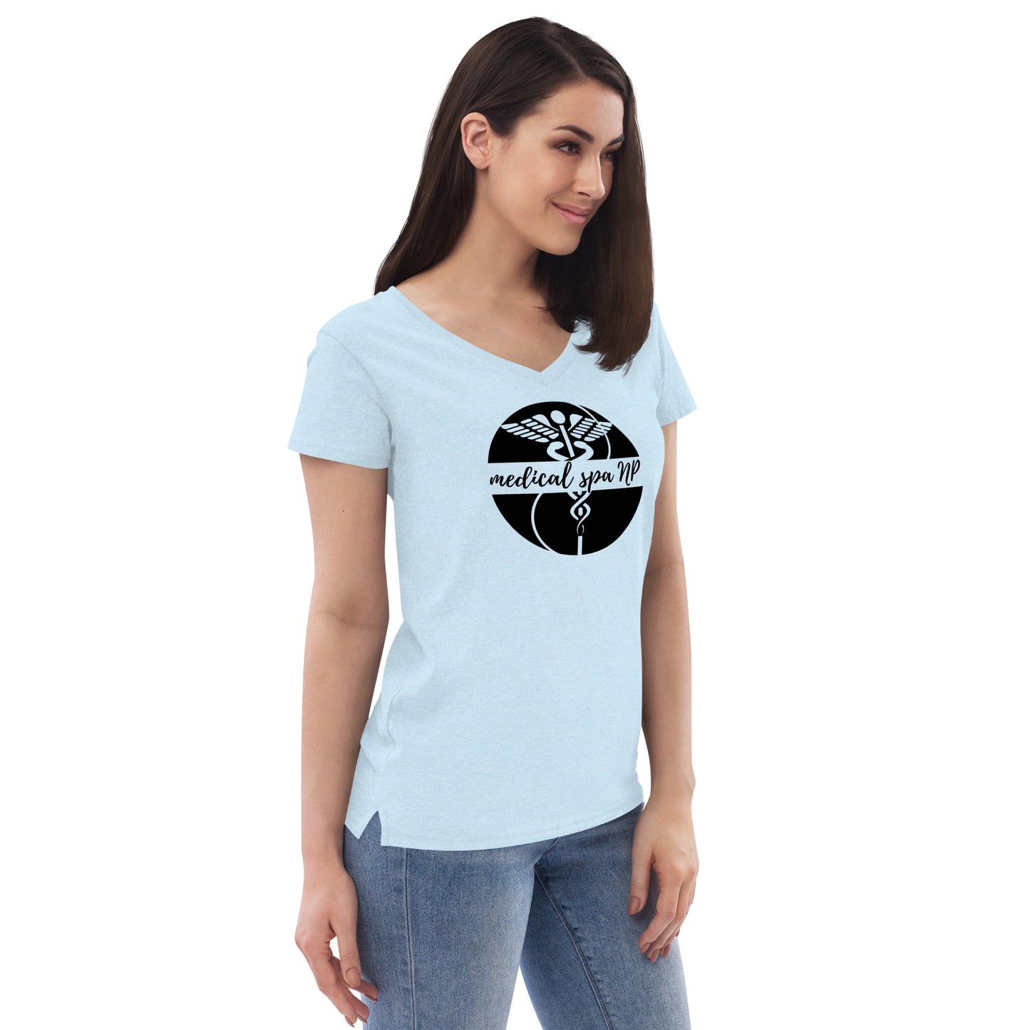 Women’s recycled v-neck t-shirt