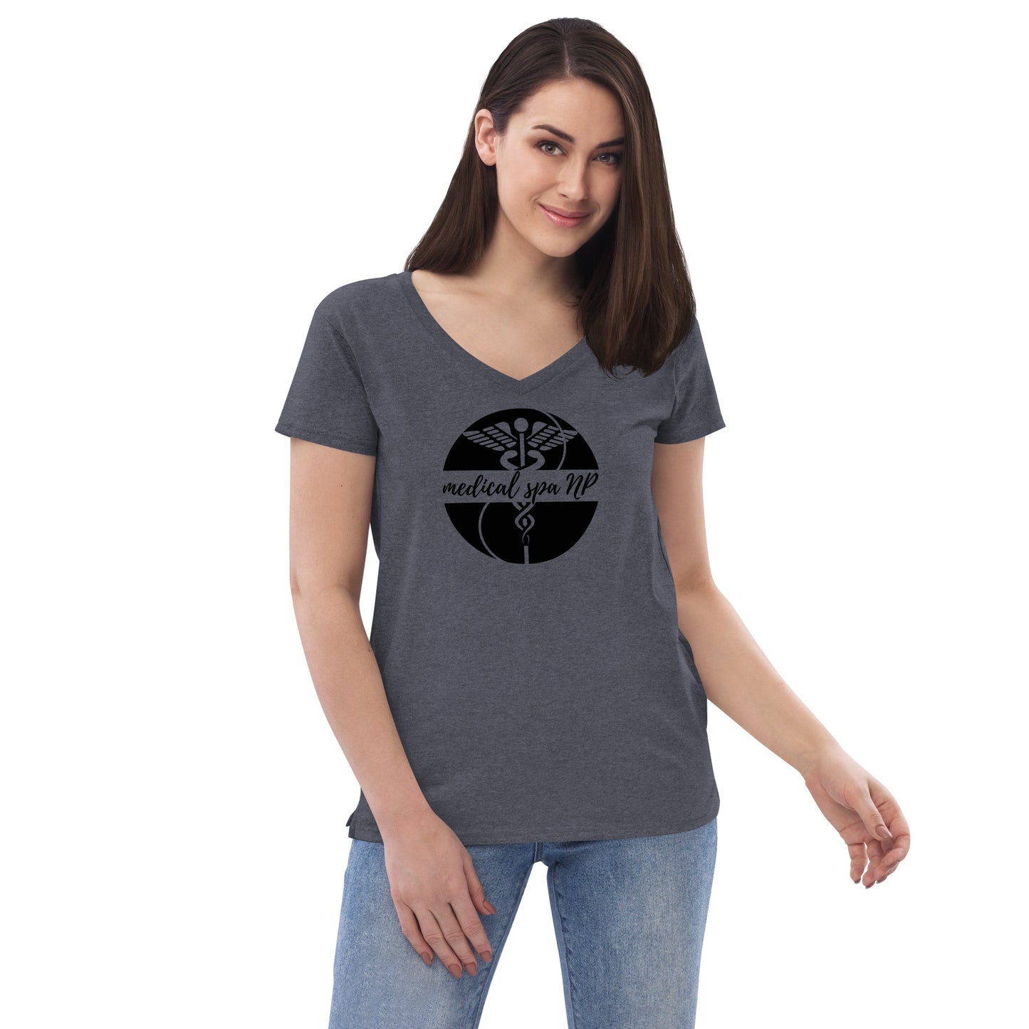 Women’s recycled v-neck t-shirt