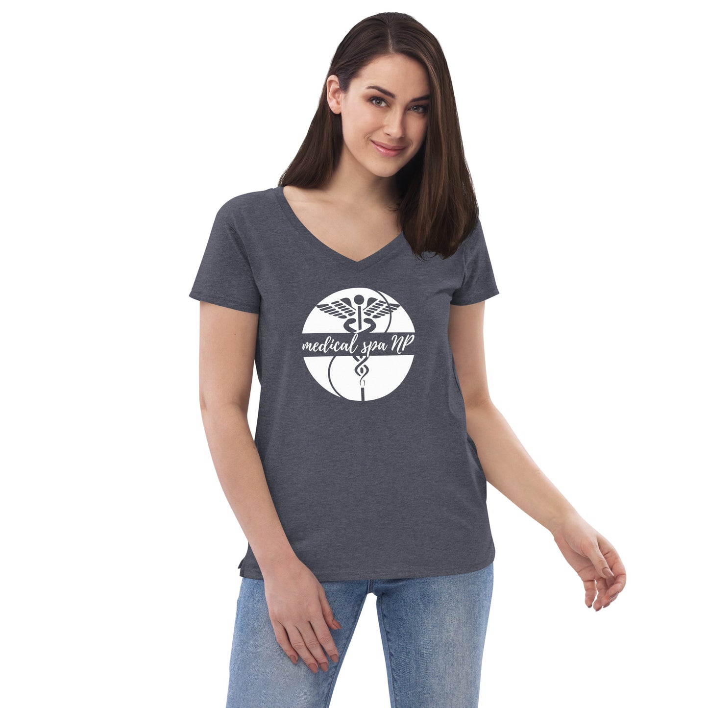 Women’s recycled v-neck t-shirt