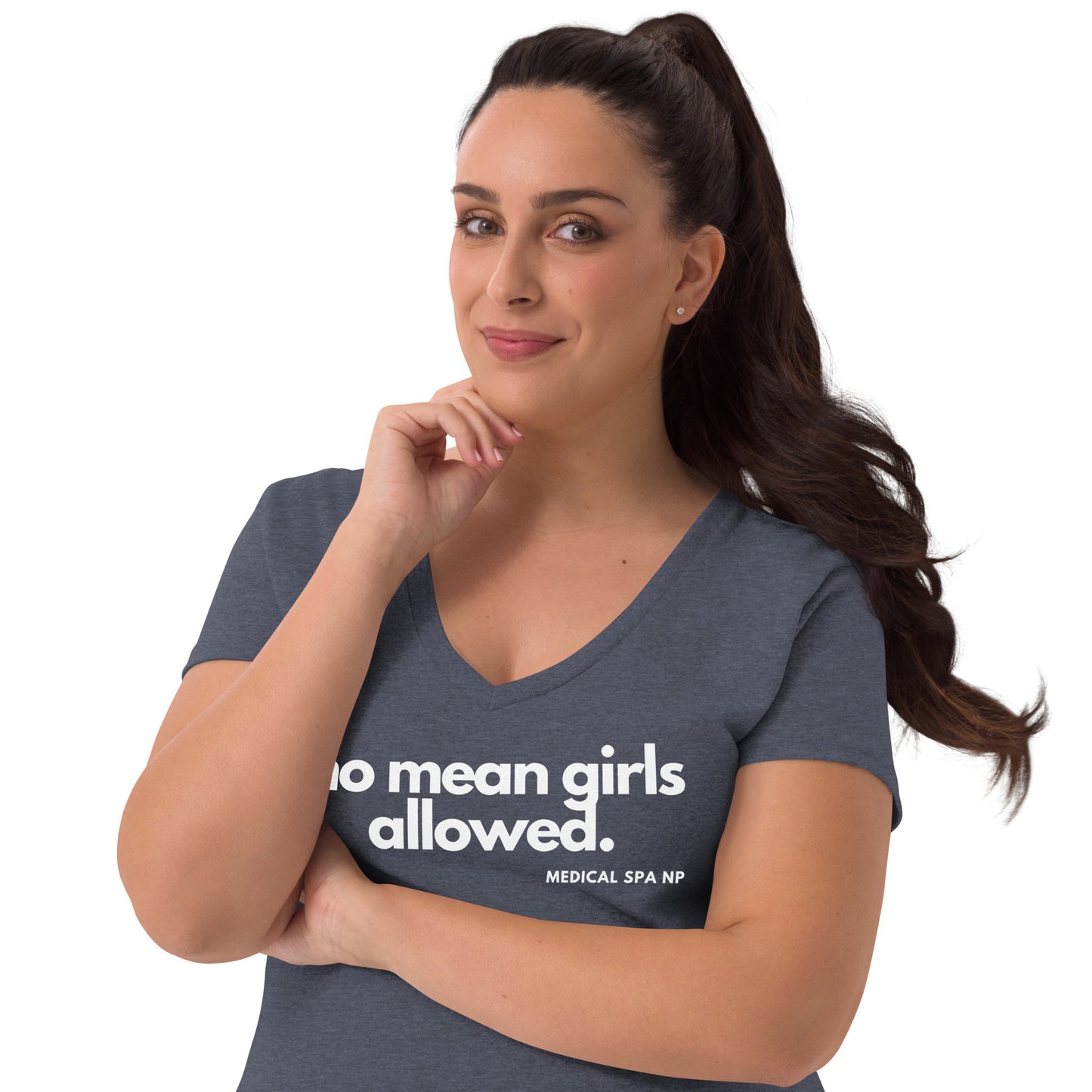 Women’s recycled v-neck t-shirt