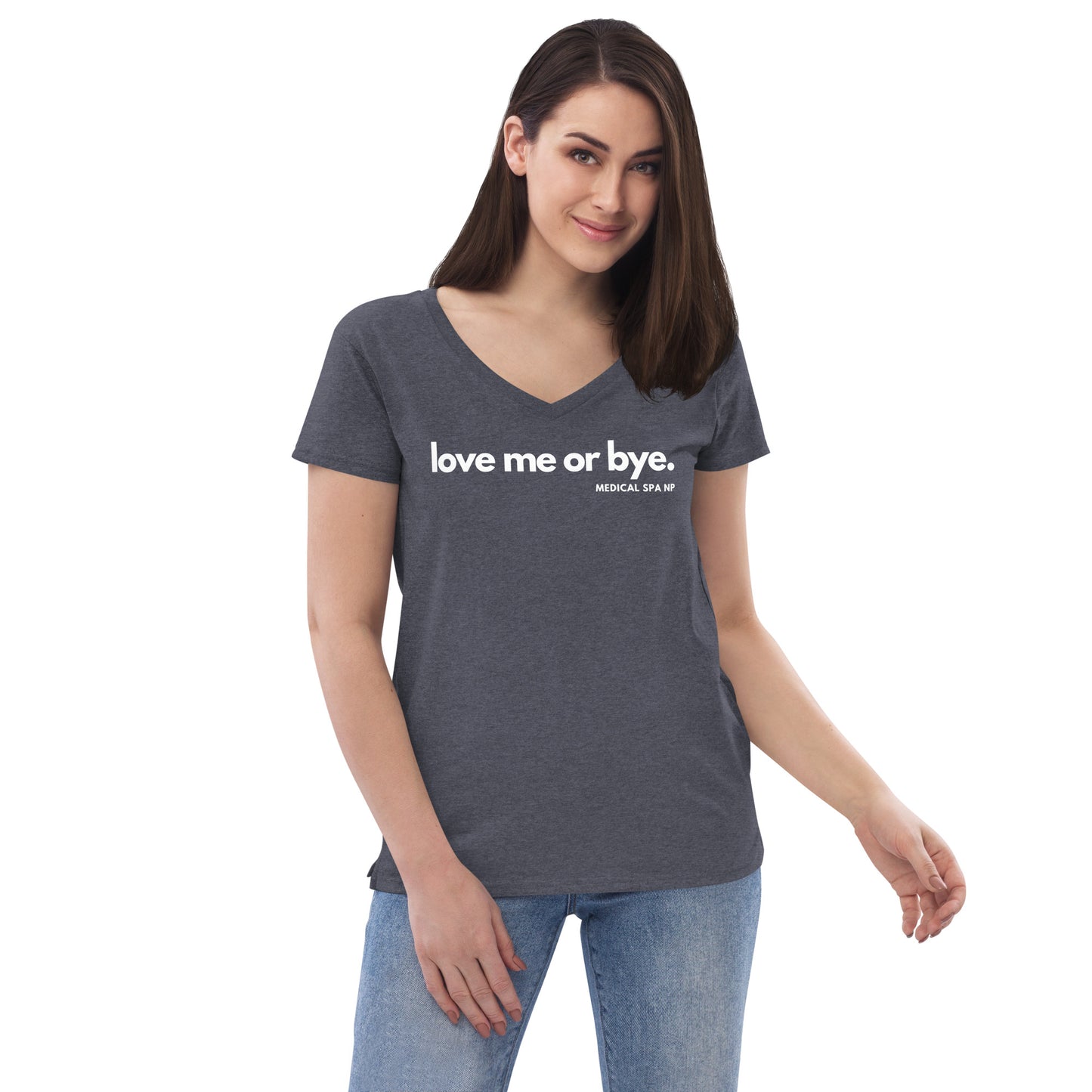 Women’s recycled v-neck t-shirt