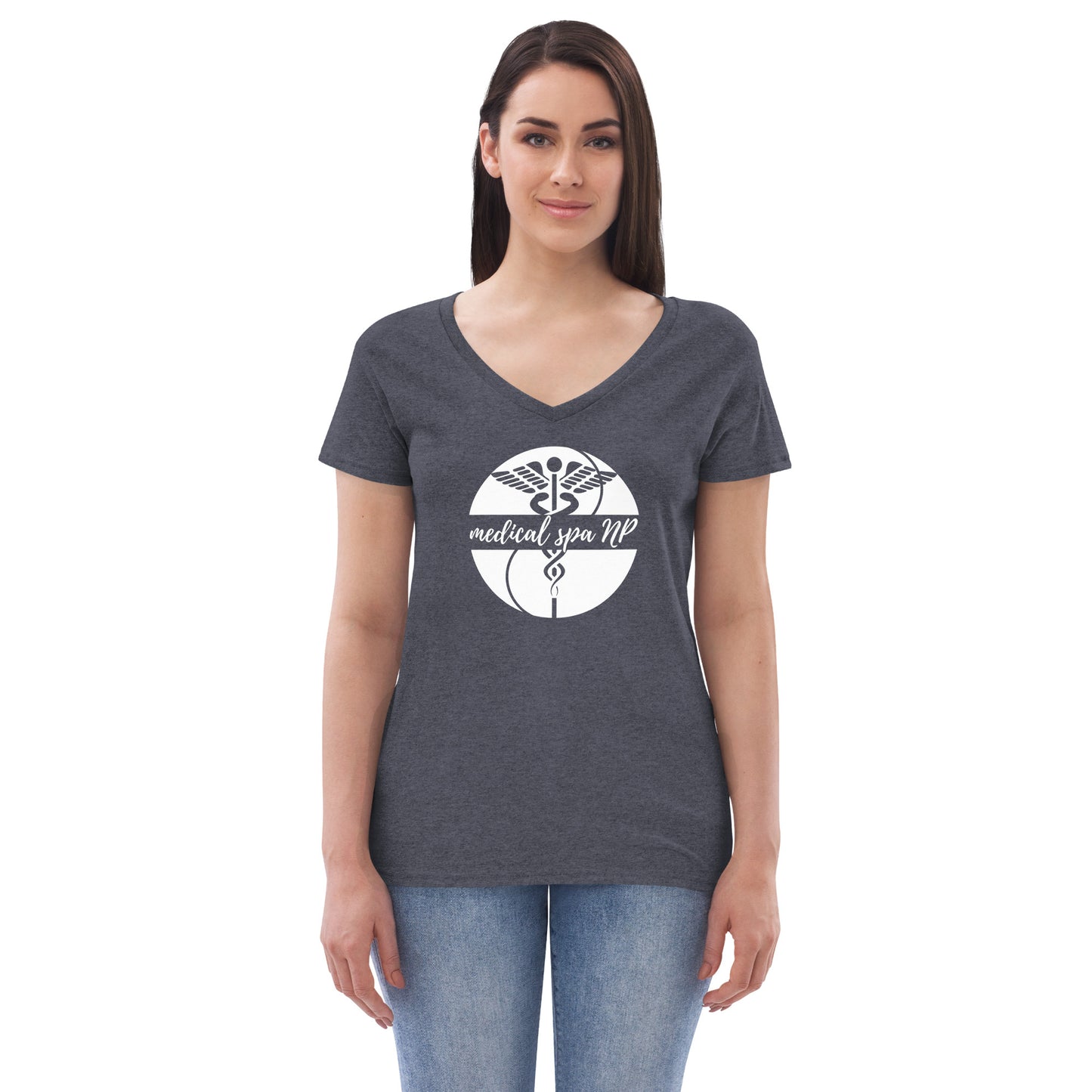 Women’s recycled v-neck t-shirt