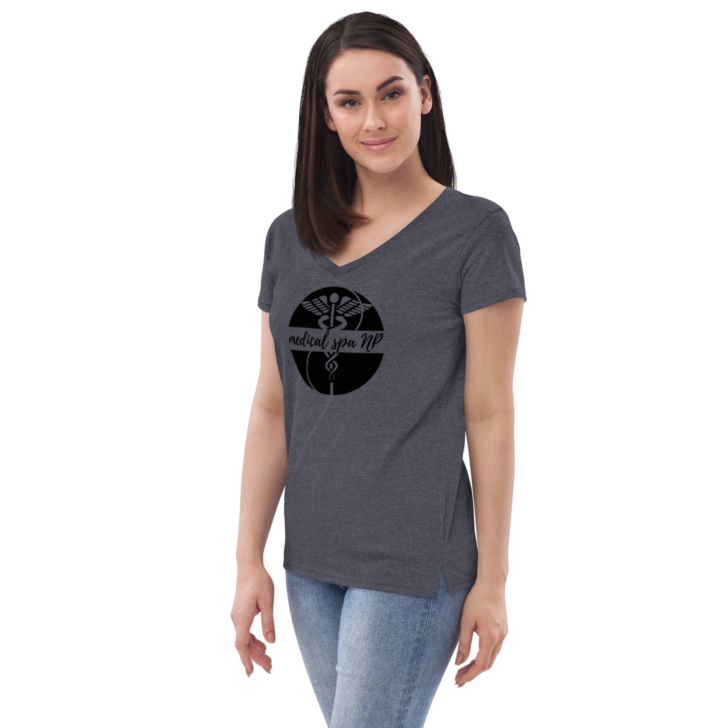 Women’s recycled v-neck t-shirt