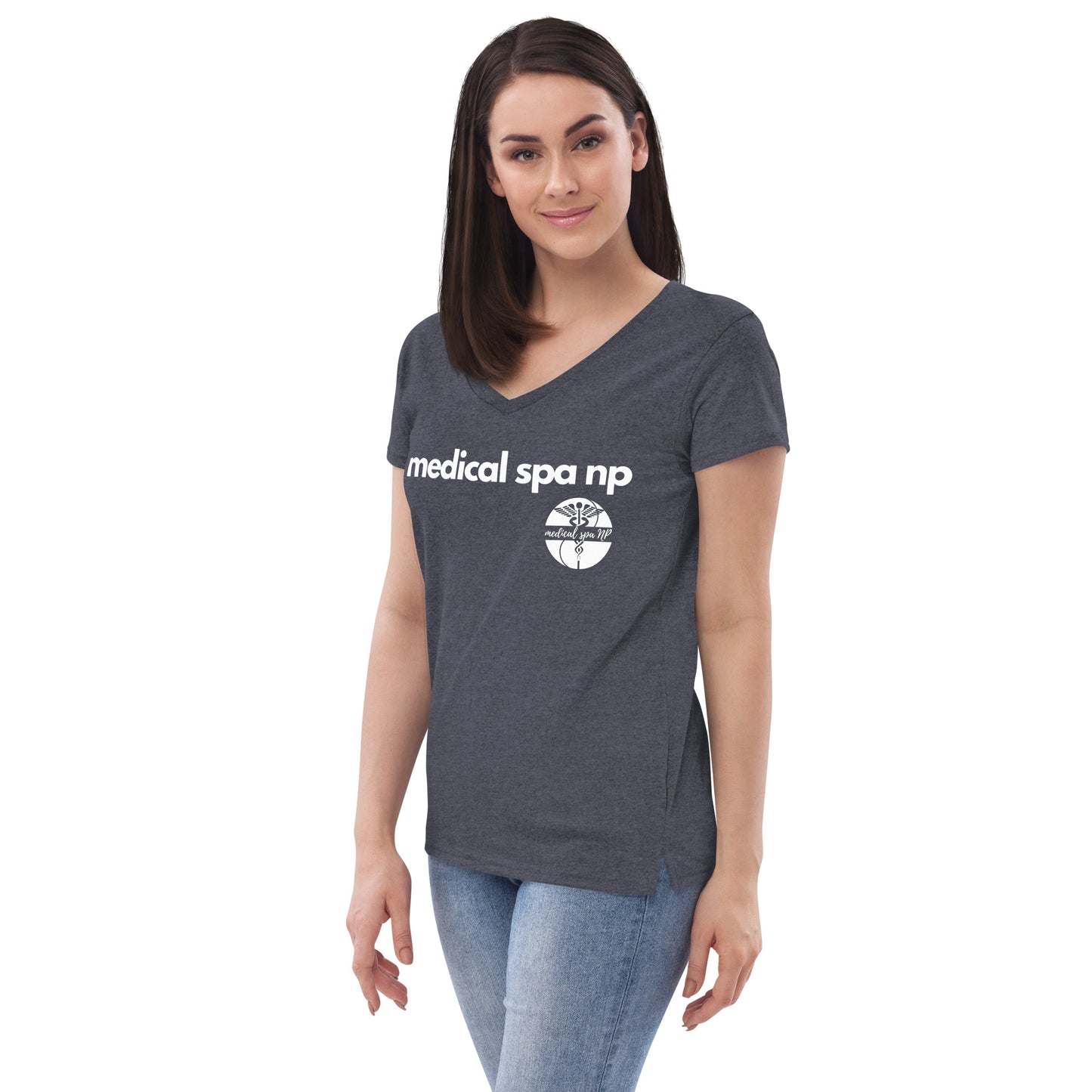 Women’s recycled v-neck t-shirt