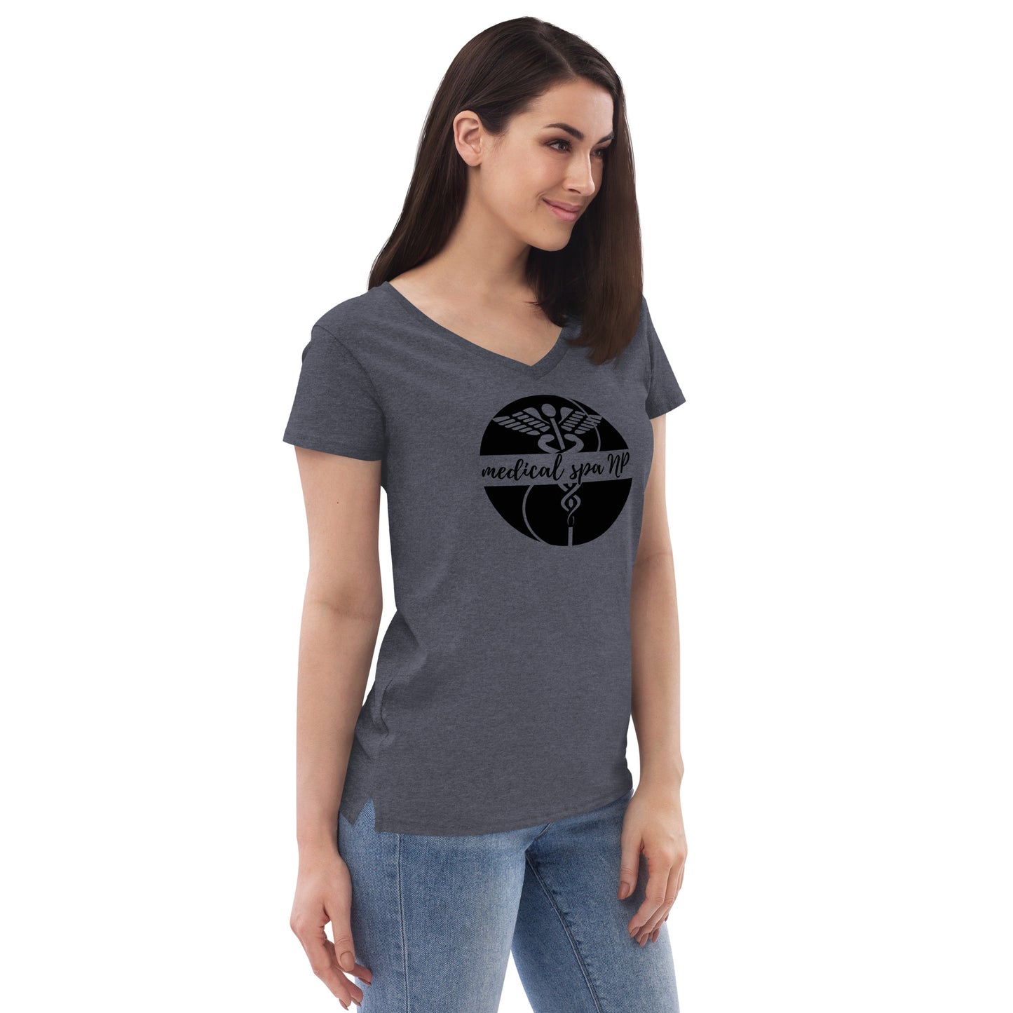 Women’s recycled v-neck t-shirt