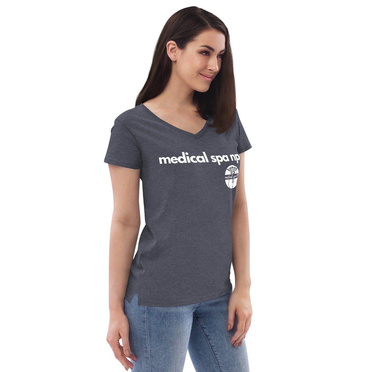 Women’s recycled v-neck t-shirt