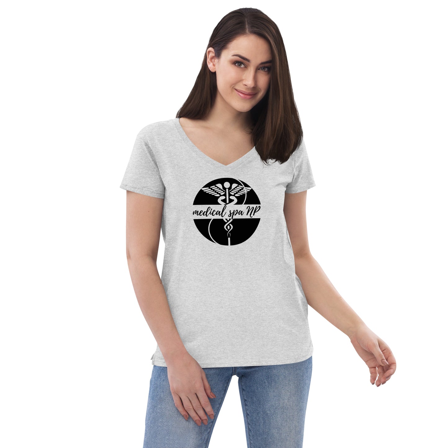 Women’s recycled v-neck t-shirt