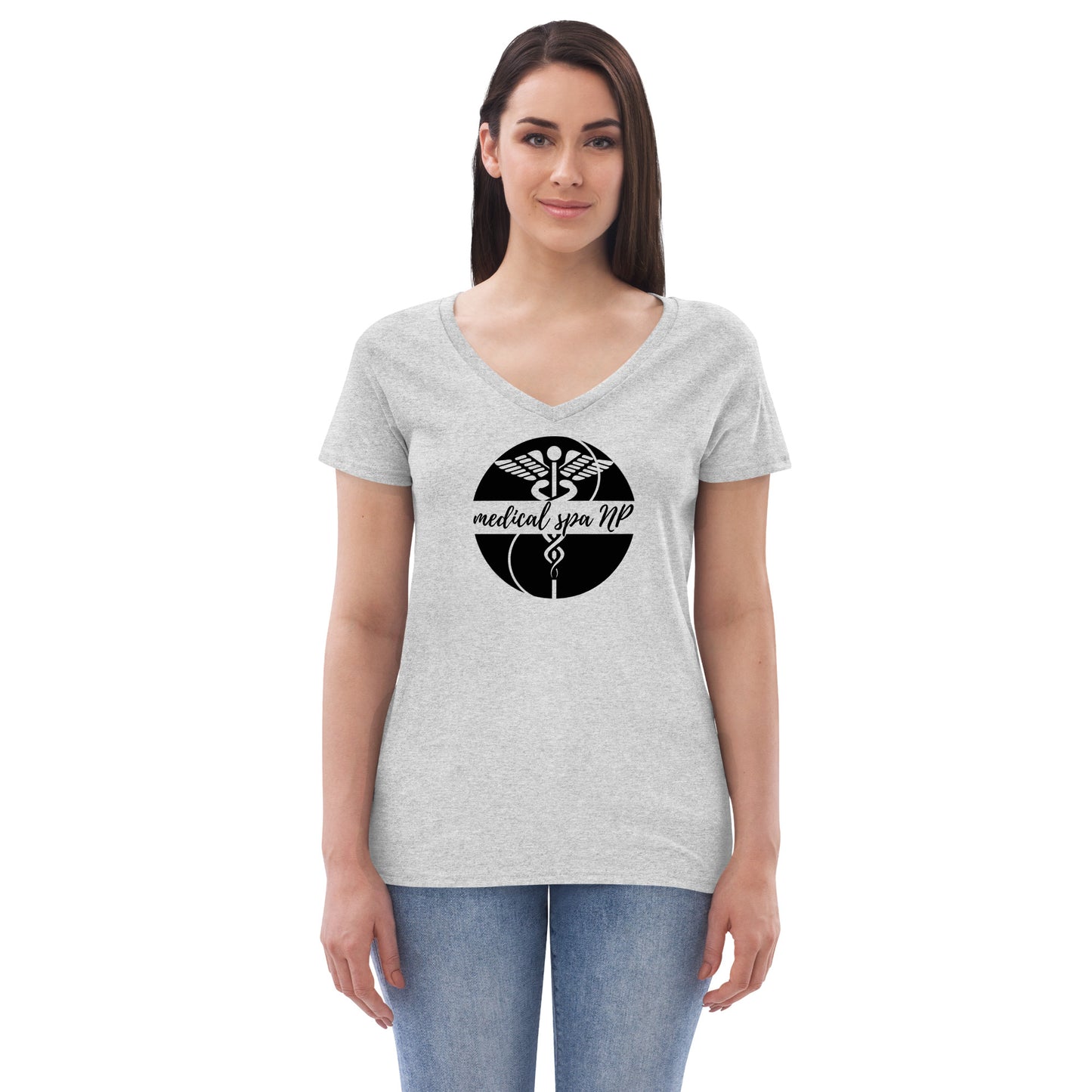 Women’s recycled v-neck t-shirt