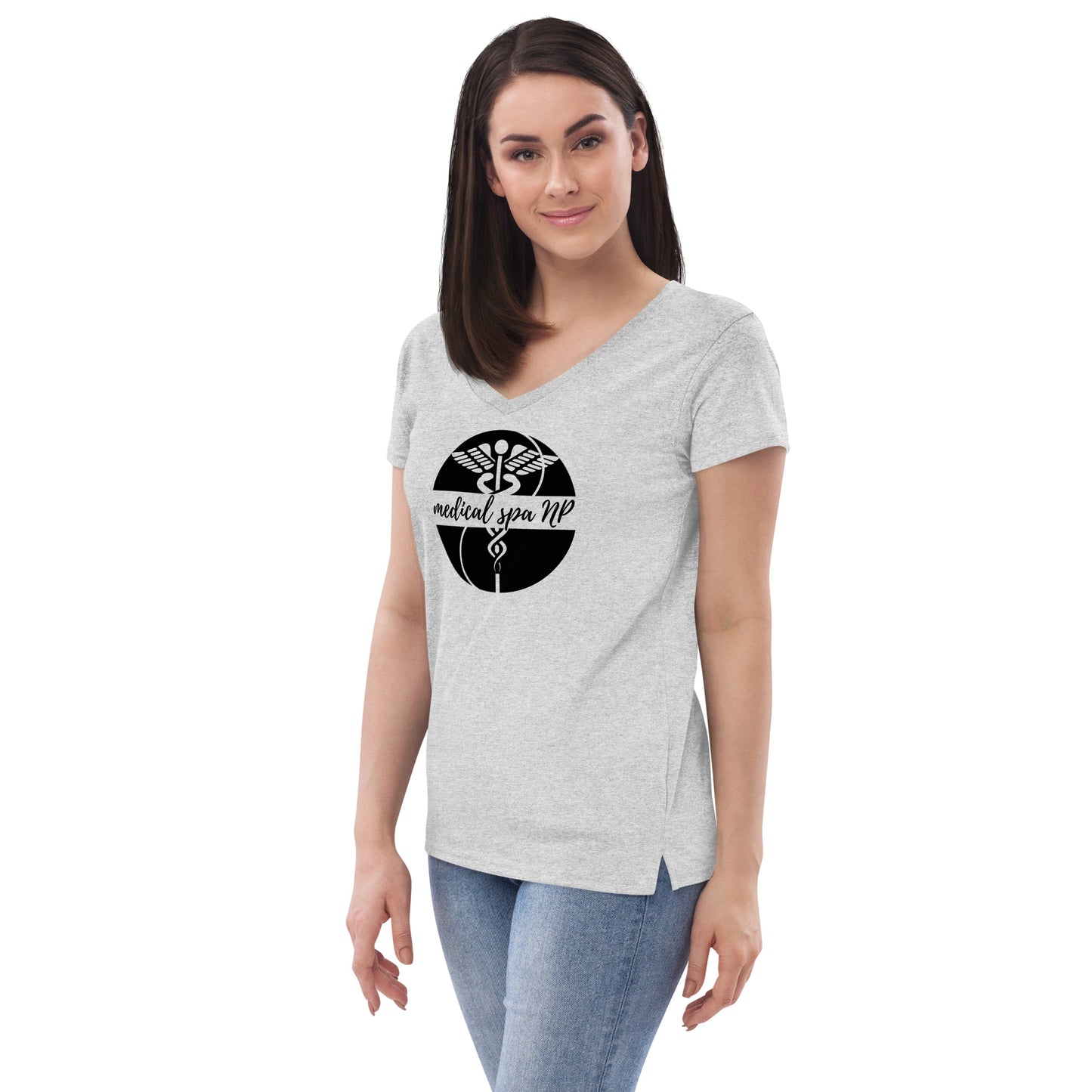 Women’s recycled v-neck t-shirt
