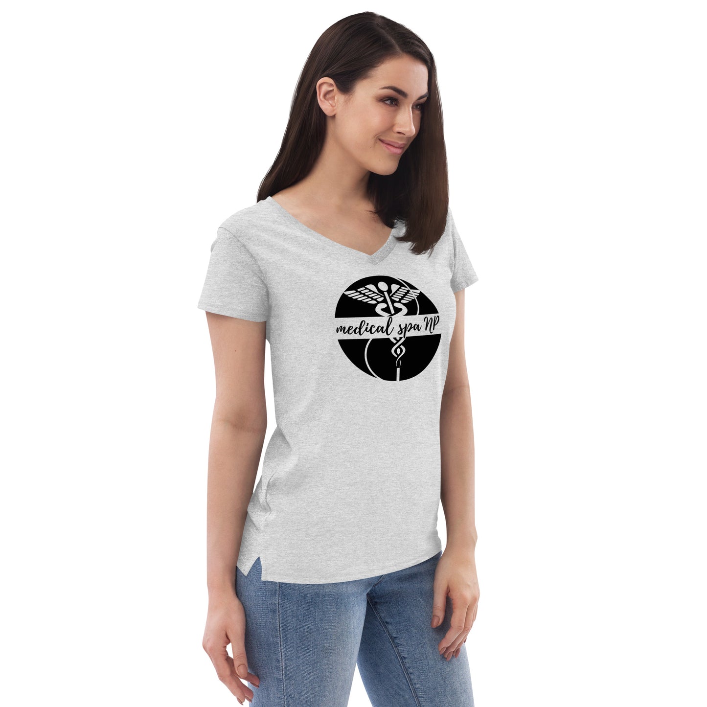 Women’s recycled v-neck t-shirt