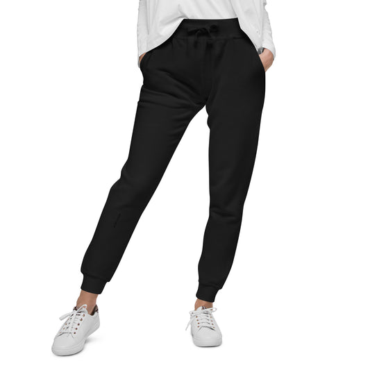 Unisex fleece sweatpants with Logo on back pocket