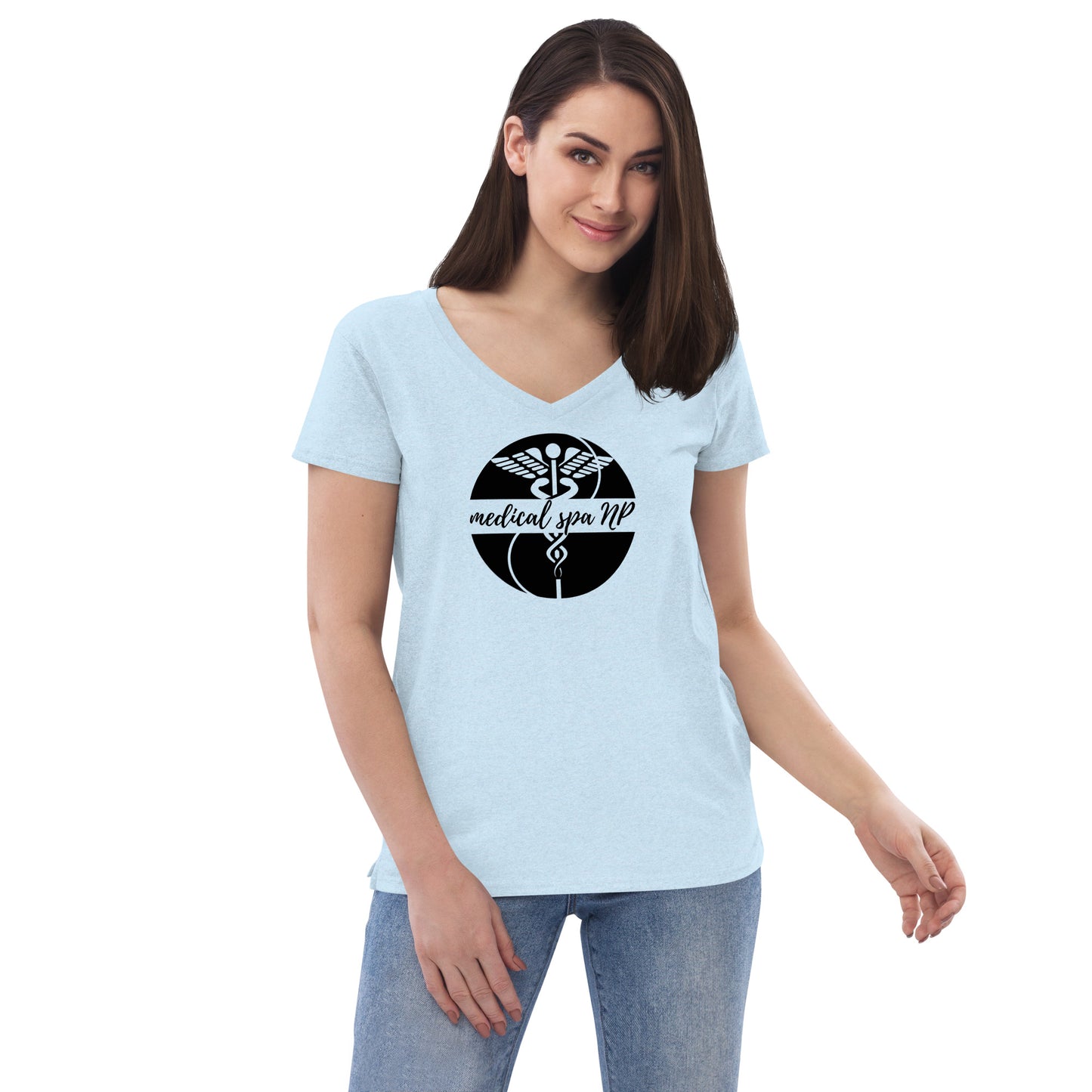 Women’s recycled v-neck t-shirt